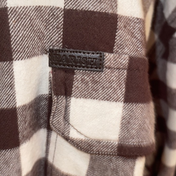 Parish Nation MENS 4XL Plaid Flannel Shirt - Picture 3 of 6